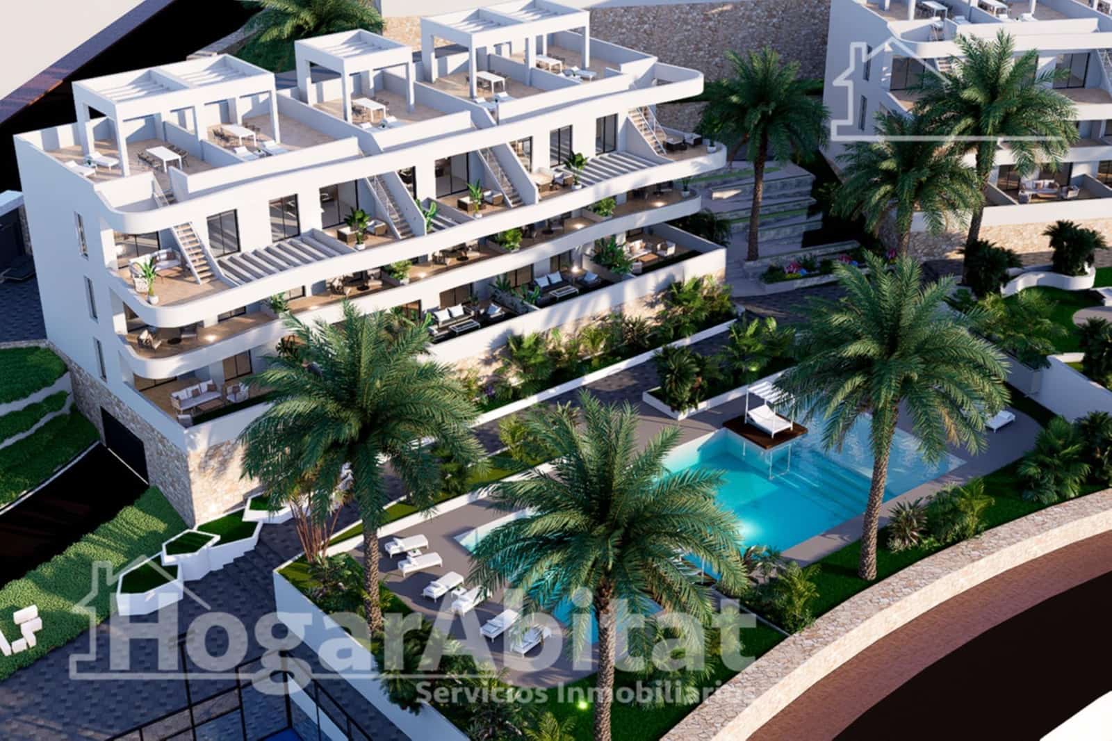 2 soveværelse Penthouse til salg i Finestrat med swimmingpool garage - € 369.900 (Ref: 9016198)