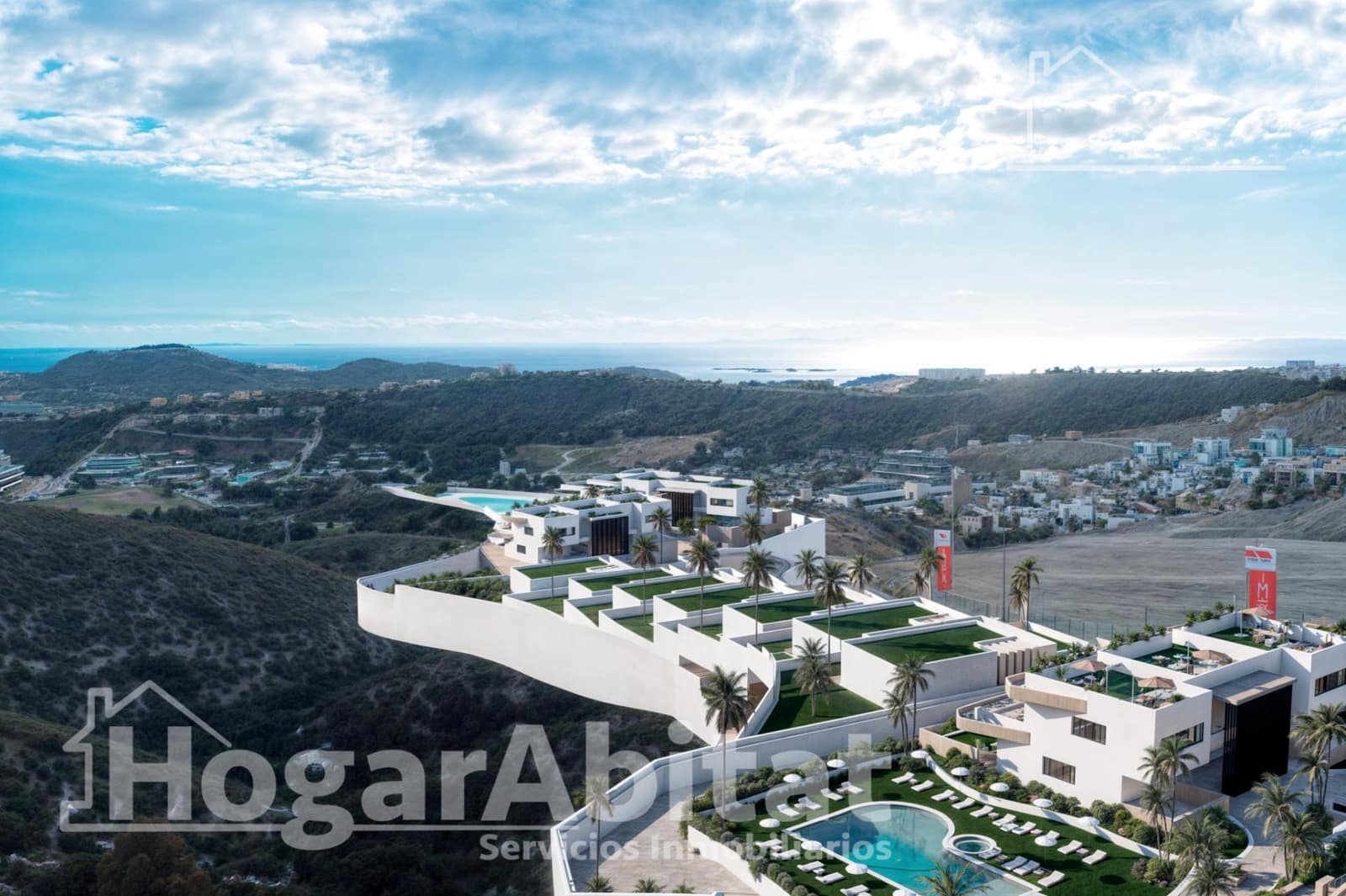 2 soveværelse Penthouse til salg i Finestrat med swimmingpool garage - € 409.900 (Ref: 9016205)