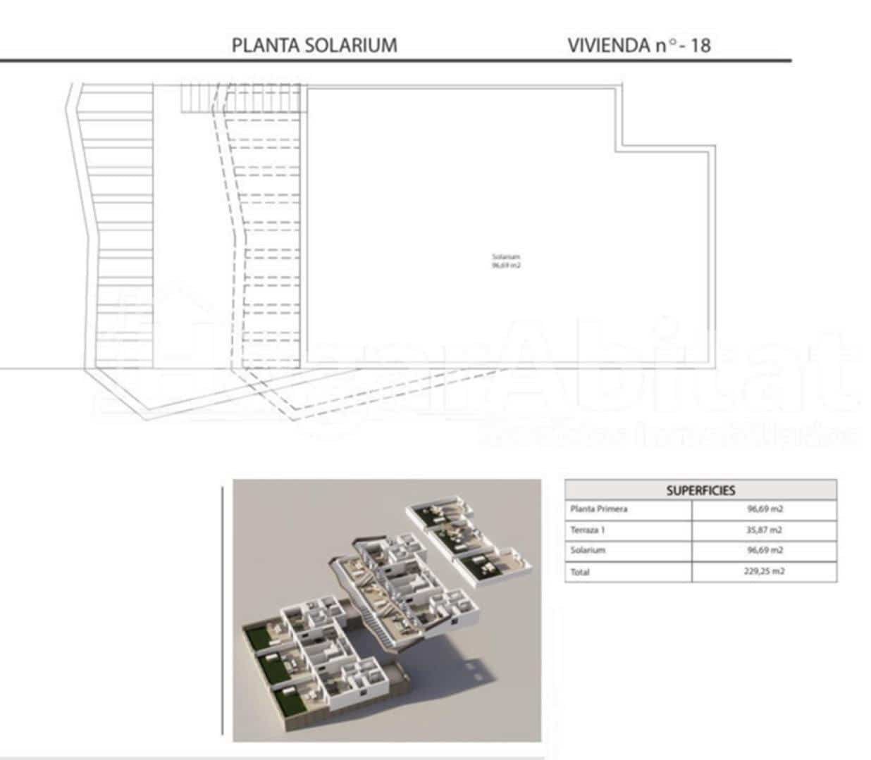 2 soveværelse Penthouse til salg i Finestrat med swimmingpool garage - € 409.900 (Ref: 9016205)