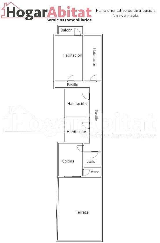 4 soveværelse Lejlighed til salg i Castello de la Plana - € 143.000 (Ref: 9077985)