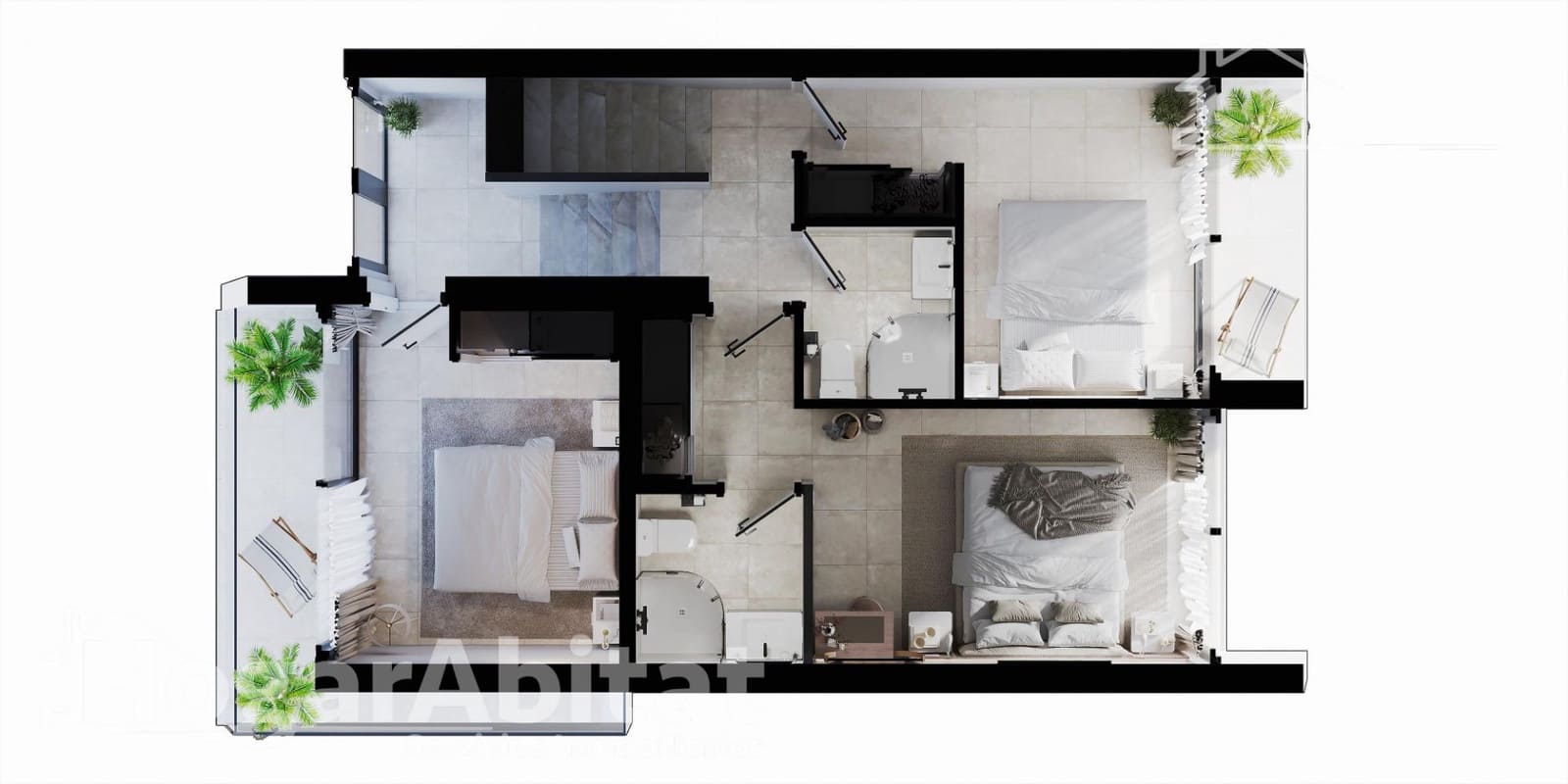 3 soveværelse Rækkehus til salg i Calpe / Calp med swimmingpool garage - € 755.000 (Ref: 9077988)