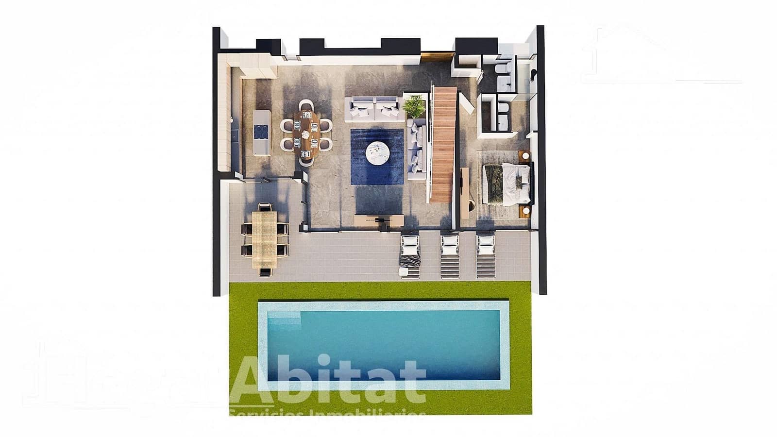 3 sypialnia Willa na sprzedaż w Calpe / Calp z basenem garażem - 1 099 000 € (Ref: 9077993)