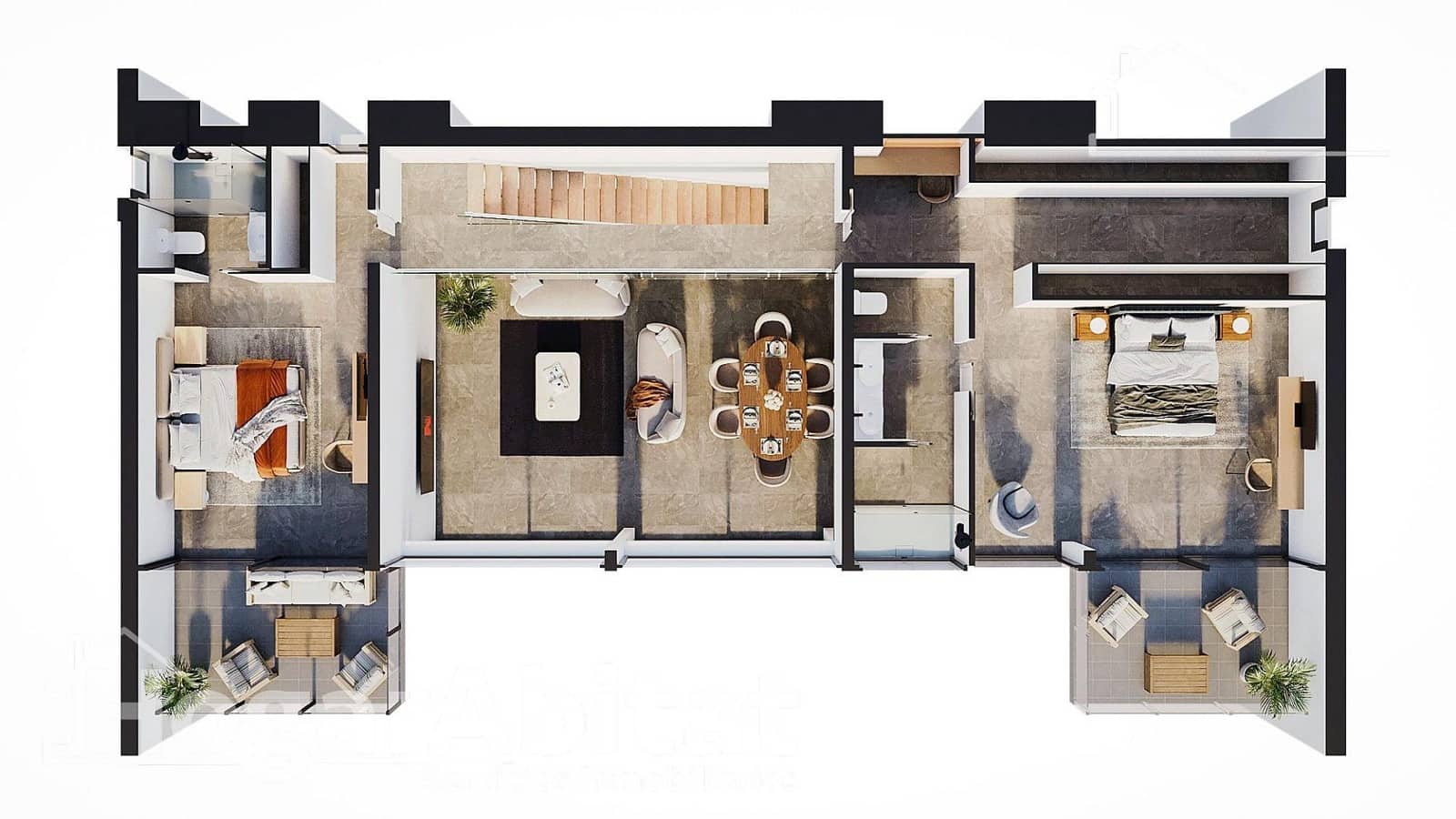 3 sypialnia Willa na sprzedaż w Calpe / Calp z basenem garażem - 1 099 000 € (Ref: 9077993)