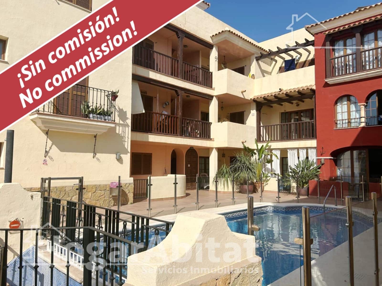 2 soveværelse Lejlighed til salg i Villaricos med swimmingpool garage - € 155.000 (Ref: 9114198)