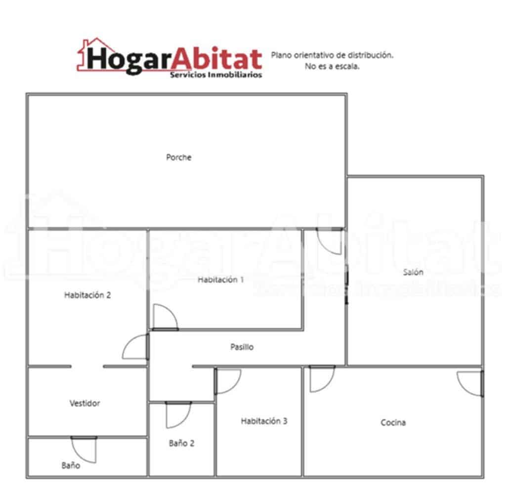 3 makuuhuone Huvila myytävänä paikassa Crevillente / Crevillent mukana uima-altaan 
autotalli - 499 000 € (Ref: 9264597)