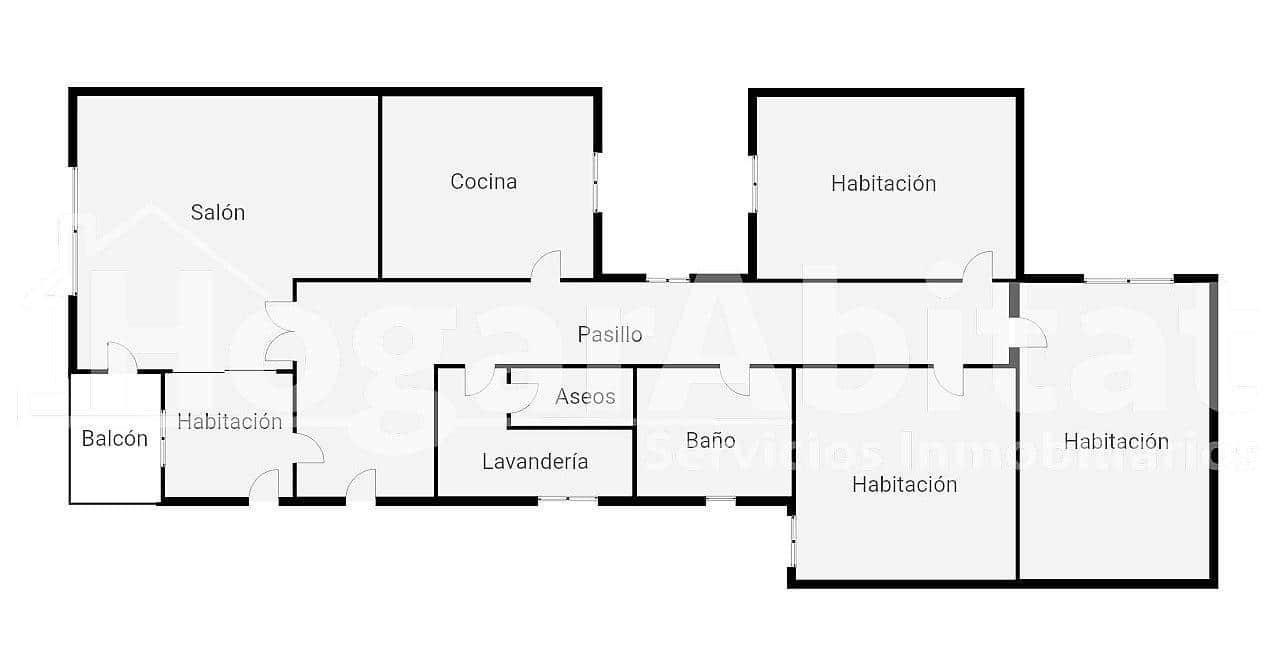 4 camera da letto Appartamento in vendita in Oliva - 120.000 € (Rif: 9317886)