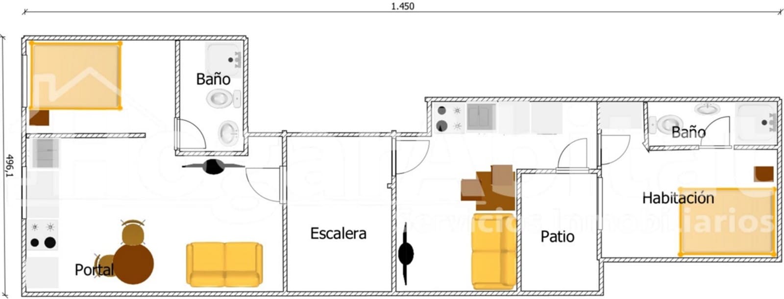 5 chambre Maison de Ville à vendre à Almassora / Almazora - 240 000 € (Ref: 9343861)