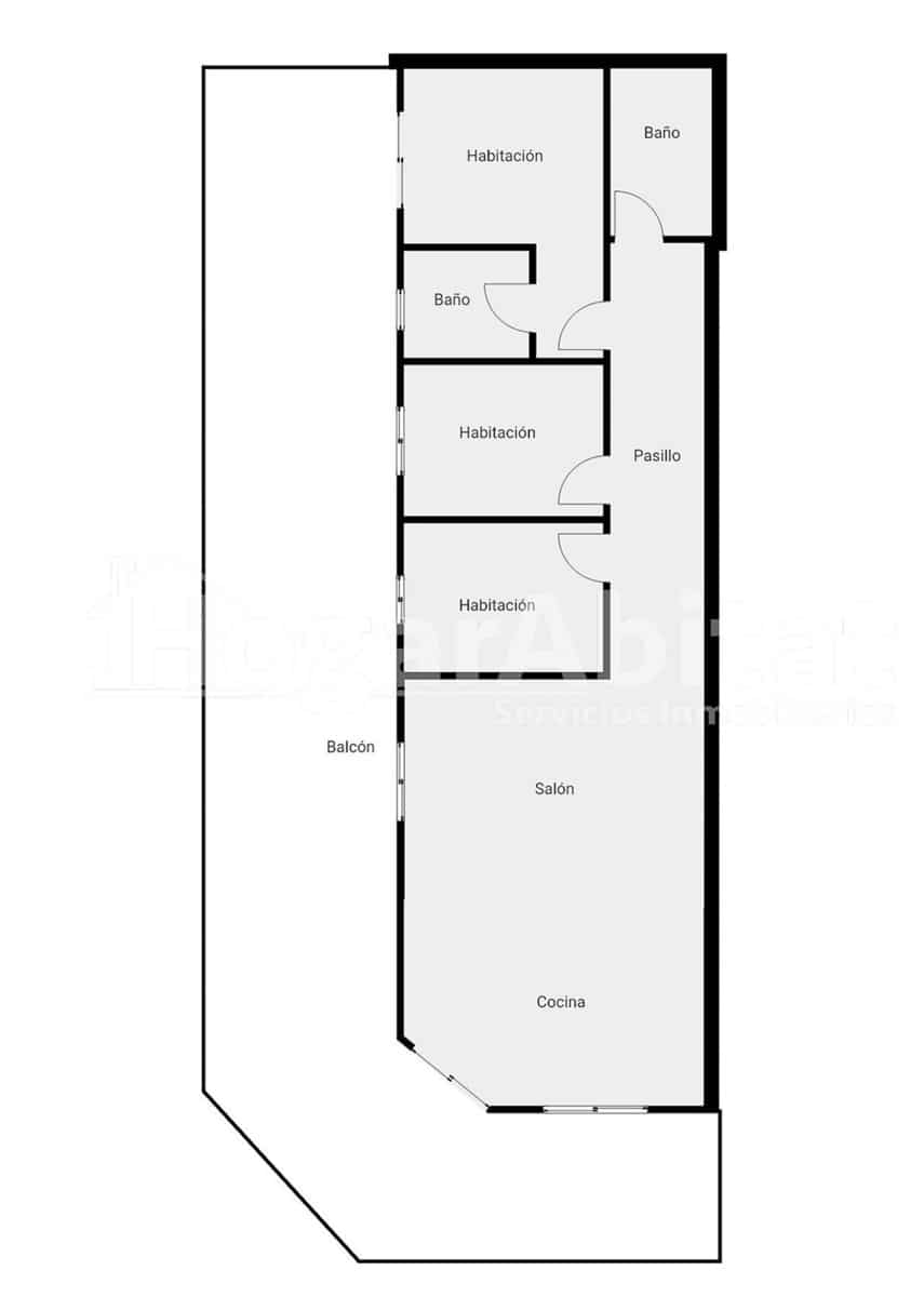 3 makuuhuone Kattohuoneisto myytävänä paikassa Tavernes de la Valldigna mukana 
autotalli - 394 000 € (Ref: 9344812)