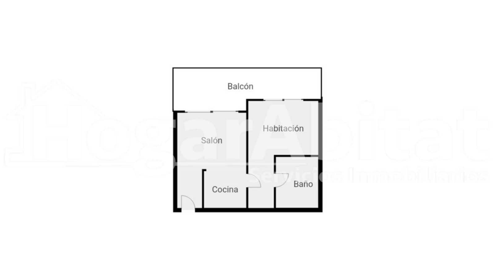 1 soverom Leilighet til salgs i Oliva med garasje - € 145 000 (Ref: 9353659)