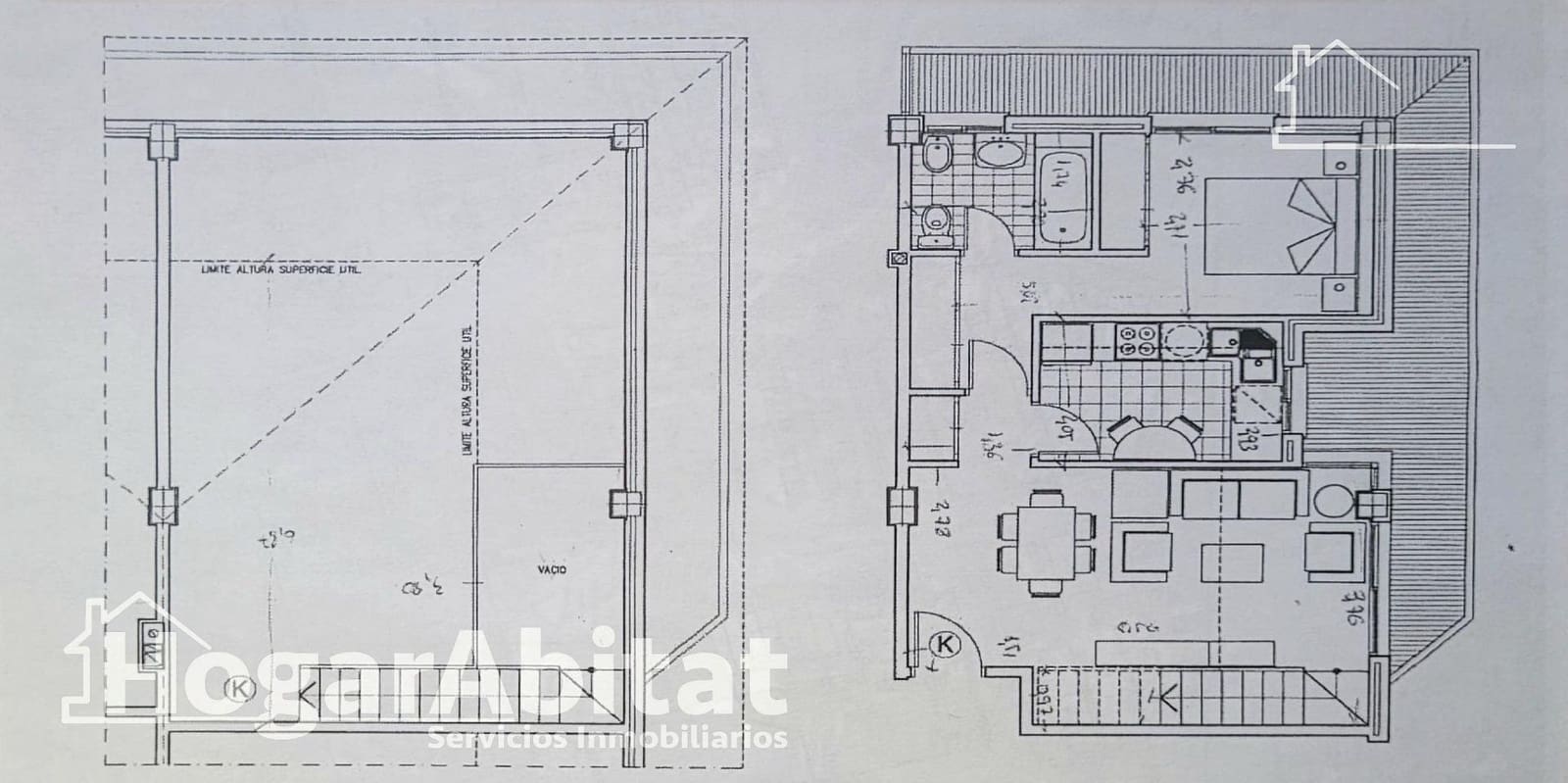 2 slaapkamer Penthouse te koop in Valencia stad met garage - € 315.000 (Ref: 9367569)