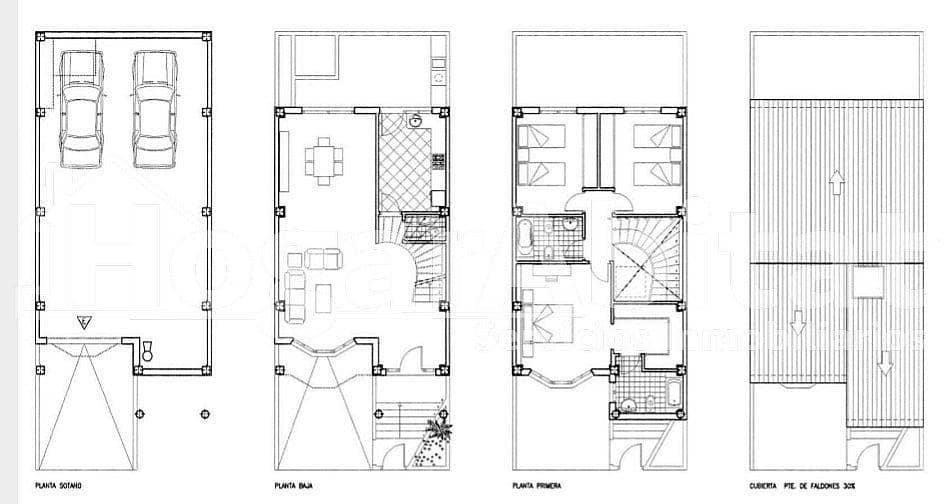 3 makuuhuone Rivitalo myytävänä paikassa Puig mukana 
autotalli - 490 000 € (Ref: 9374183)