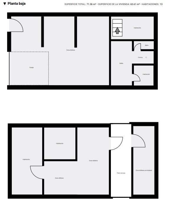 4 sovrum Hus till salu i La Vall d'Uixo med garage - 90 000 € (Ref: 9375382)