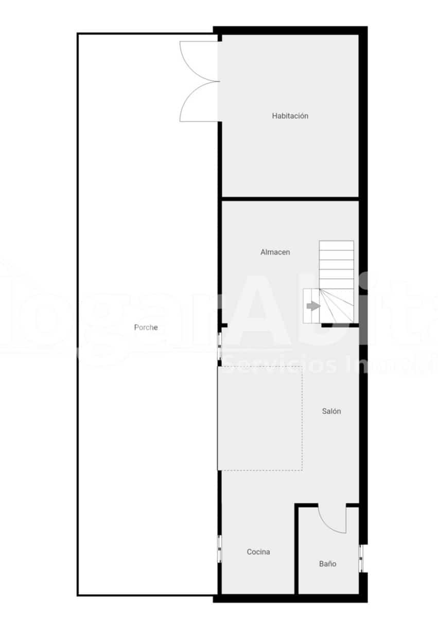 2 slaapkamer Villa te koop in Cullera met garage - € 82.000 (Ref: 9379065)