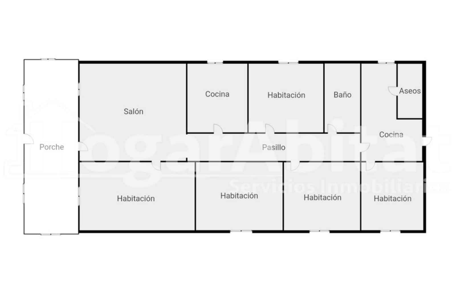 5 sovrum Villa till salu i Oliva med pool garage - 320 000 € (Ref: 9385668)