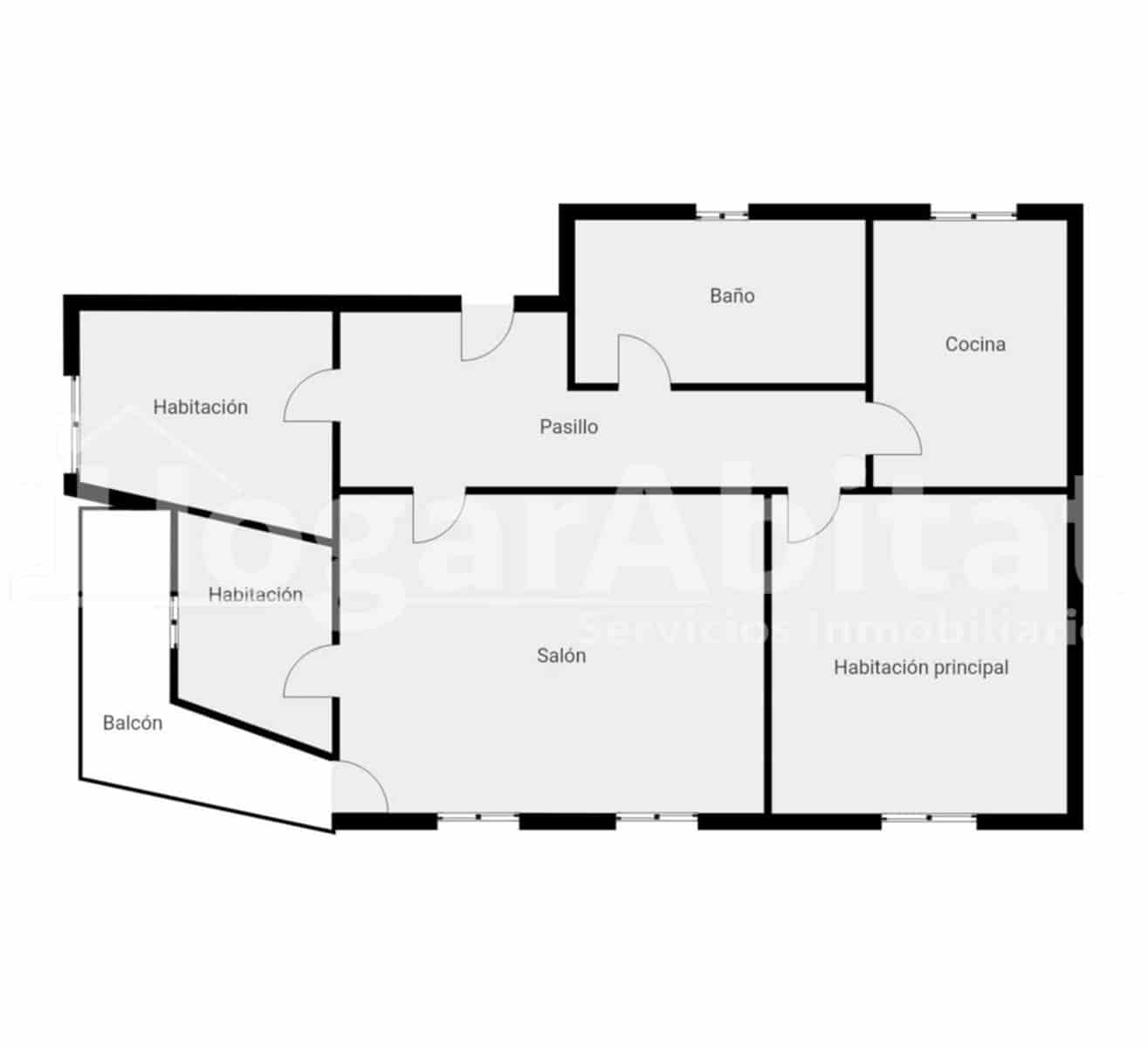 3 soveværelse Lejlighed til salg i Oliva - € 105.000 (Ref: 9398560)