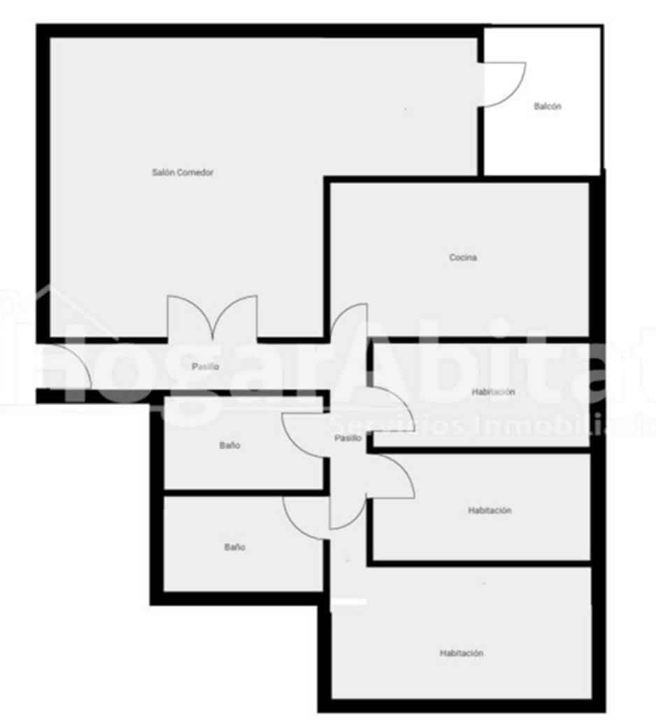 3 soveværelse Lejlighed til salg i Almenara med garage - € 140.000 (Ref: 9401133)