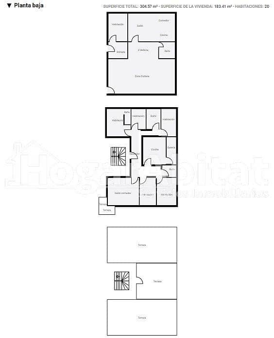 6 bedroom Townhouse for sale in Castello de la Plana - € 250,000 (Ref: 9401145)