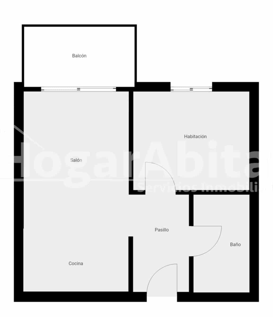 1 bedroom Flat for sale in Daimus with pool - € 168,000 (Ref: 9403448)