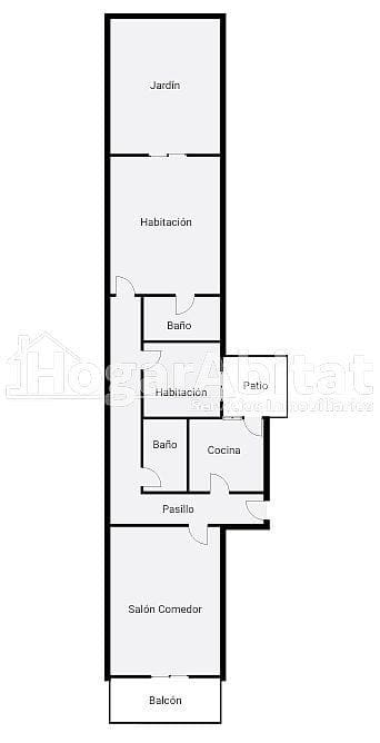 2 bedroom Flat for sale in Alginet with pool garage - € 155,000 (Ref: 9406905)