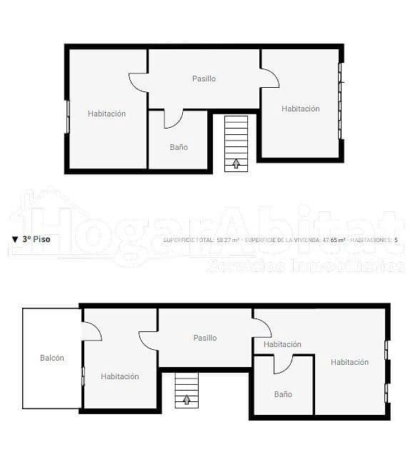 4 makuuhuone Omakotitalo myytävänä paikassa Vila-real mukana 
autotalli - 240 000 € (Ref: 9406969)