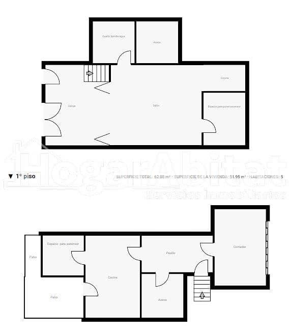4 makuuhuone Omakotitalo myytävänä paikassa Vila-real mukana 
autotalli - 240 000 € (Ref: 9406969)