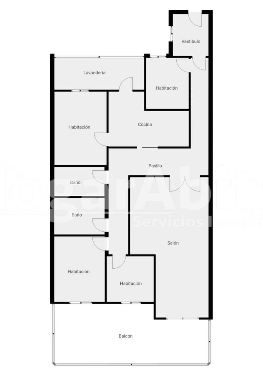 4 sypialnia Mieszkanie na sprzedaż w Tavernes de la Valldigna - 135 000 € (Ref: 9411015)