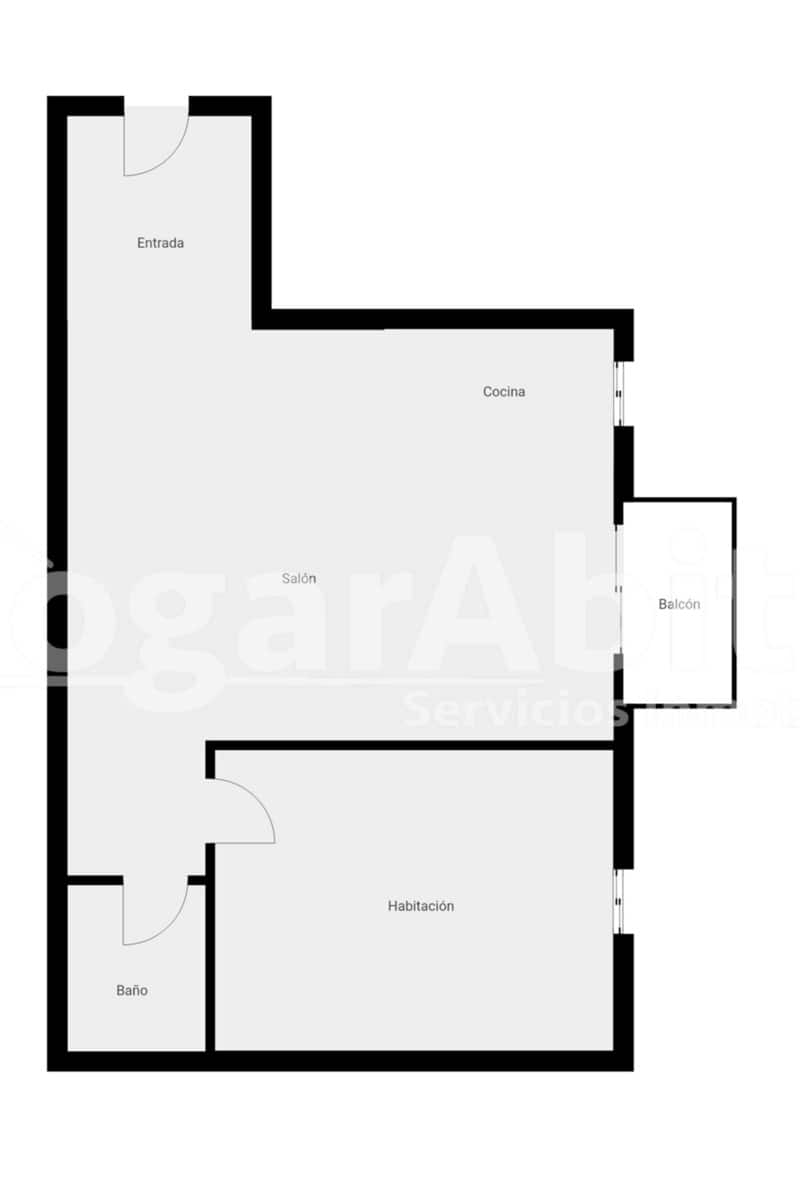 Piso de 1 habitación en Gandia en venta con garaje - 155.000 € (Ref: 9411031)