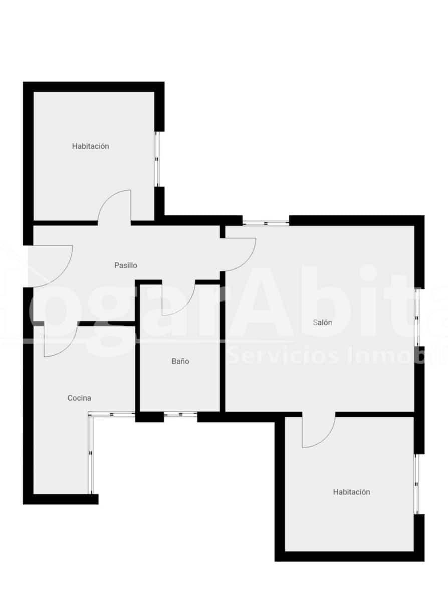 2 bedroom Flat for sale in Bellreguard - € 90,000 (Ref: 9414167)