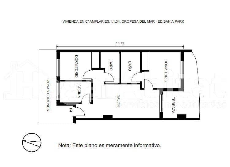 2 sypialnia Mieszkanie na sprzedaż w Oropesa  z basenem garażem - 149 999 € (Ref: 9419826)