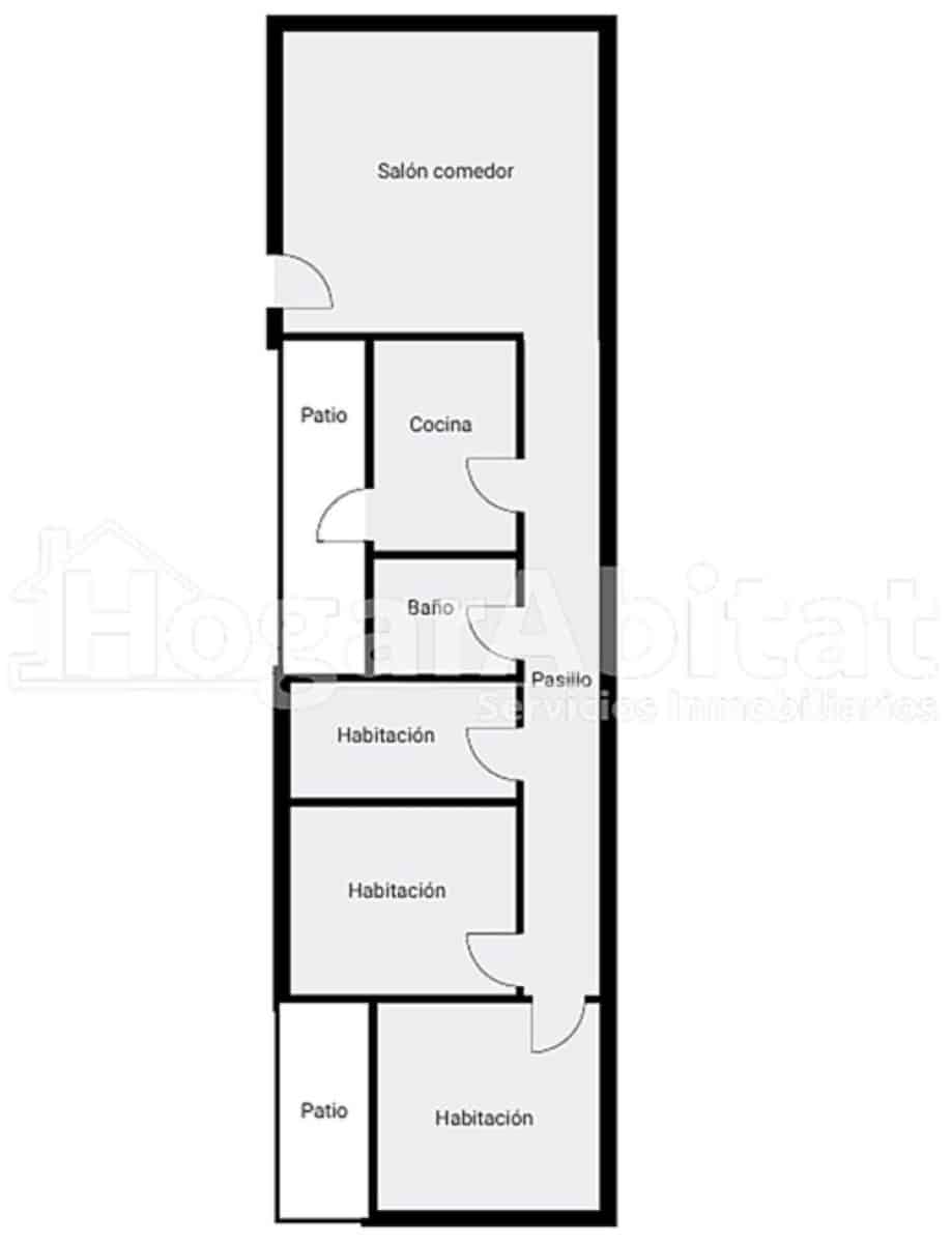 3 bedroom Flat for sale in Castello de la Plana - € 160,000 (Ref: 9419827)