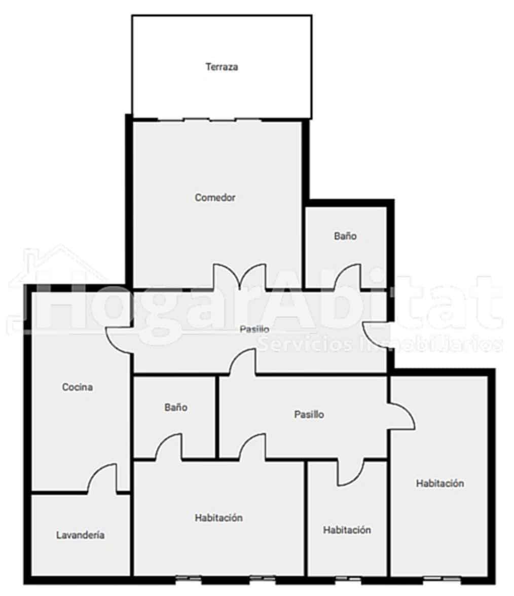 3 makuuhuone Kattohuoneisto myytävänä paikassa Burriana / Borriana mukana 
autotalli - 190 000 € (Ref: 9419834)