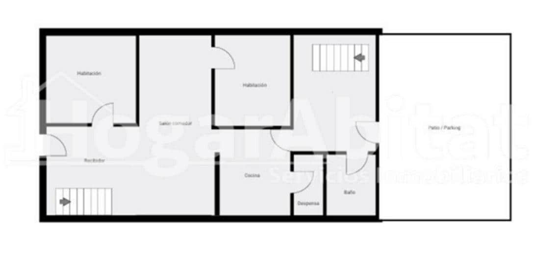 4 chambre Maison de Ville à vendre à Les Alqueries / Alquerias del Nino Perdido avec garage - 99 900 € (Ref: 9419959)