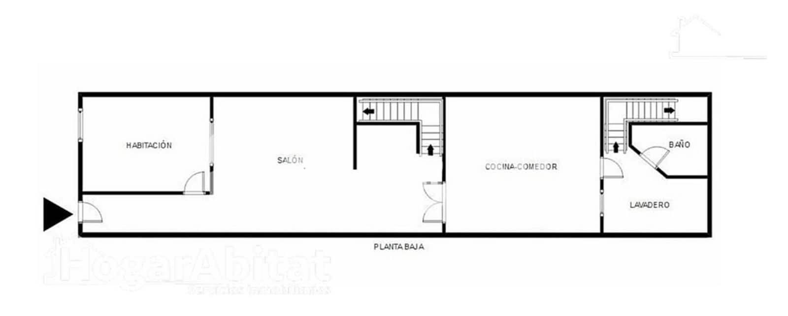 5 sypialnia Dom na sprzedaż w Vila-real - 149 900 € (Ref: 9419966)