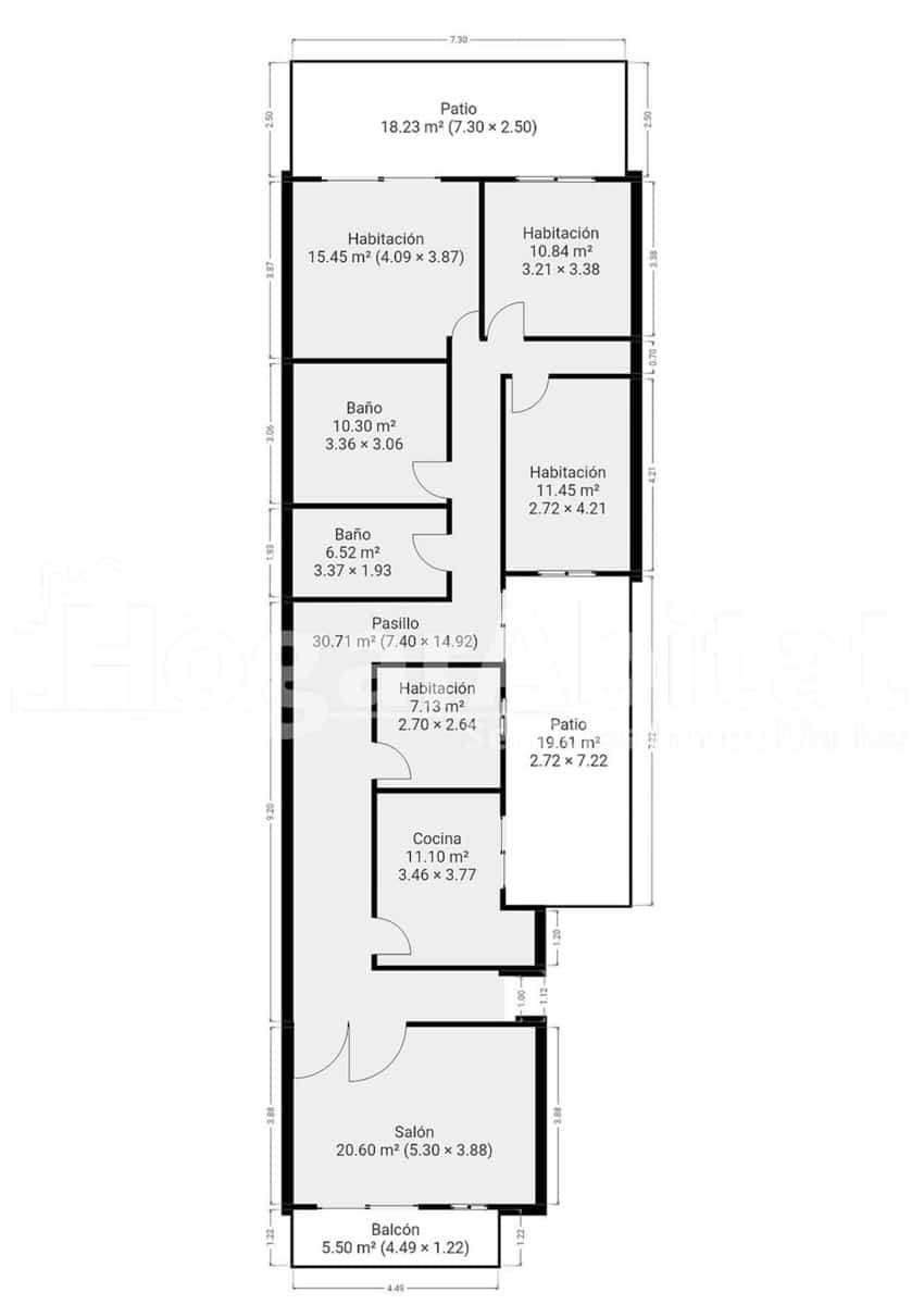 4 sypialnia Mieszkanie na sprzedaż w Gandia - 168 000 € (Ref: 9433488)