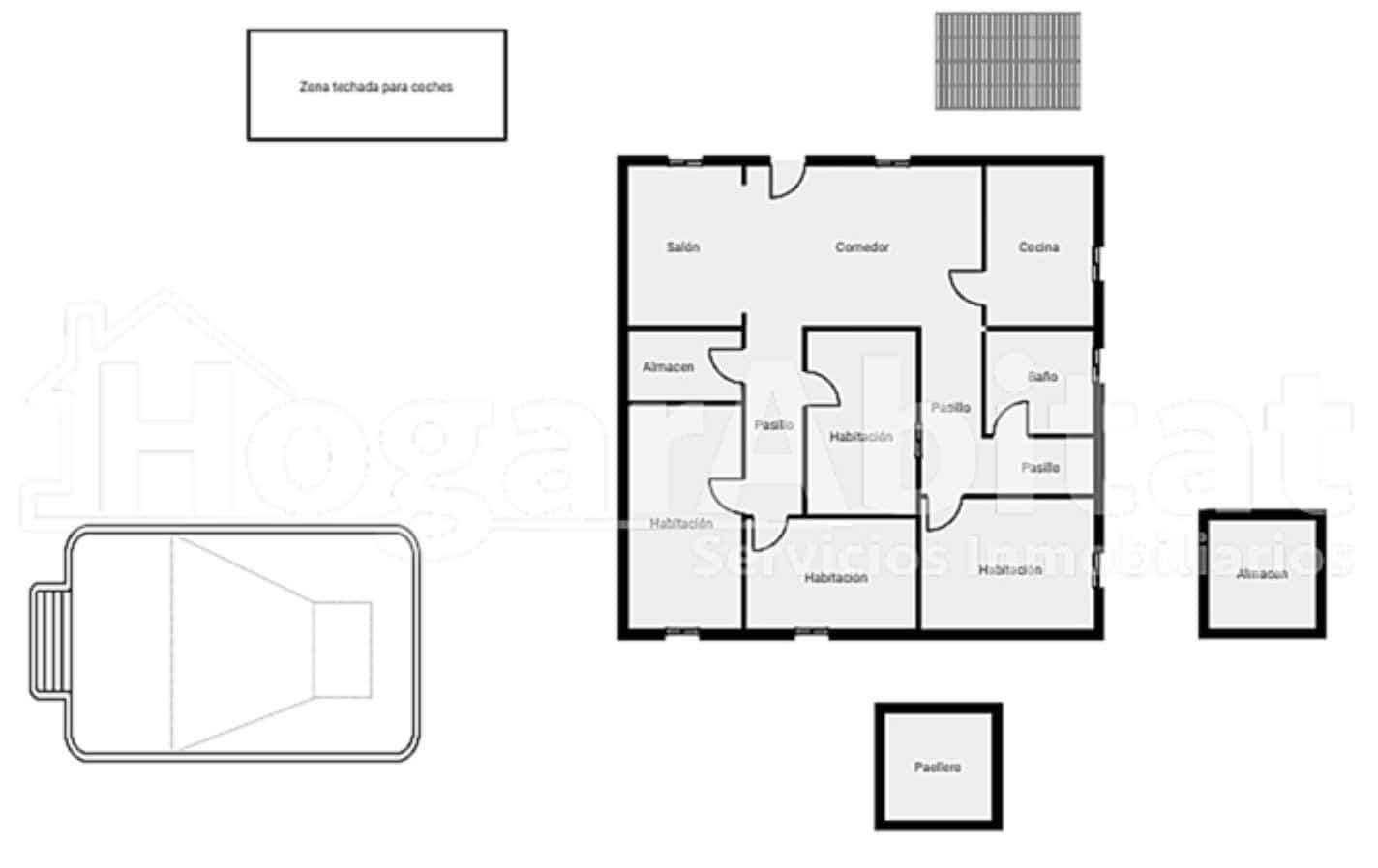 8 makuuhuone Huvila myytävänä paikassa El Grau de Castello mukana uima-altaan 
autotalli - 255 000 € (Ref: 9437168)