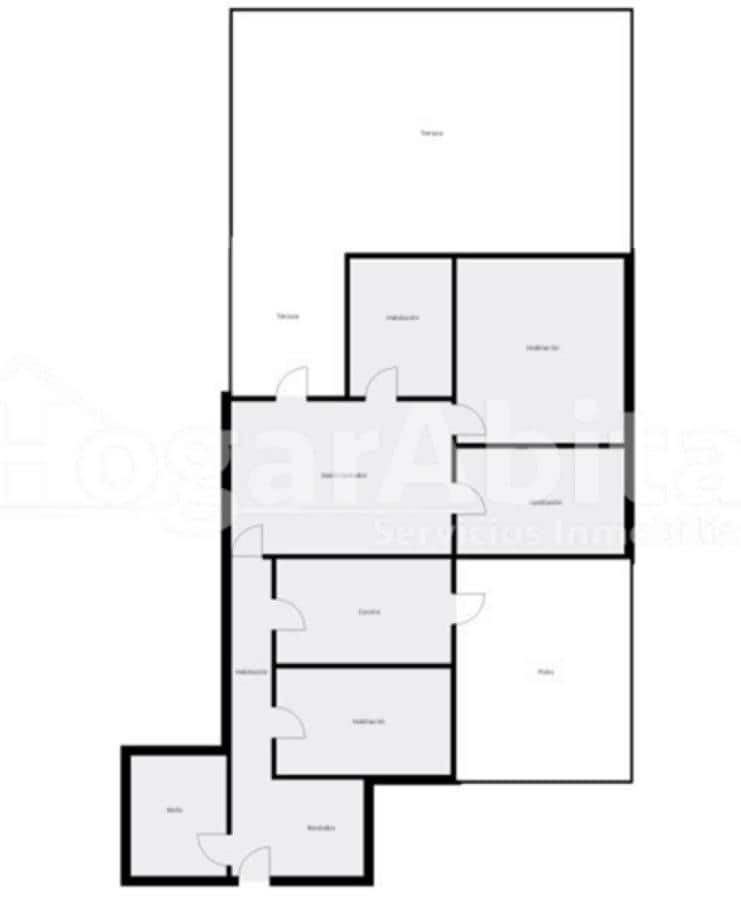 4 makuuhuone Asunto myytävänä paikassa Castello de la Plana mukana 
autotalli - 160 000 € (Ref: 9440189)