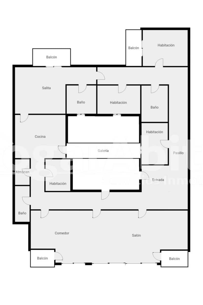 6 makuuhuone Asunto myytävänä paikassa Gandia mukana 
autotalli - 430 000 € (Ref: 9446393)