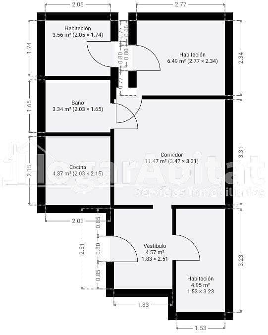 3 bedroom Flat for sale in Santa Pola - € 179,000 (Ref: 9446411)