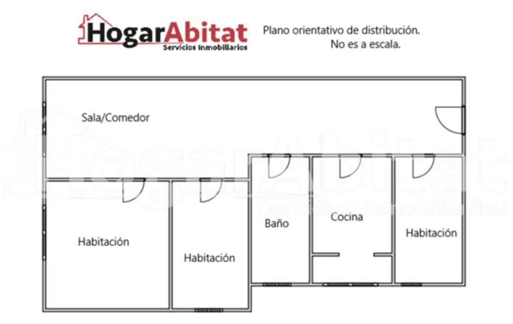 3 soverom Leilighet til salgs i Valencia by - € 205 000 (Ref: 9451065)