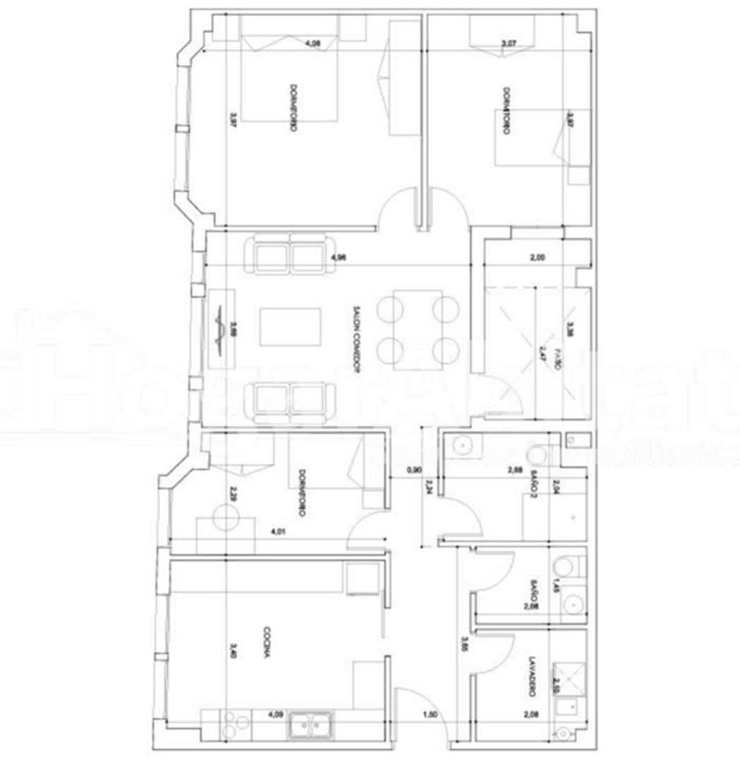 3 camera da letto Appartamento in vendita in Alzira - 165.000 € (Rif: 9456301)