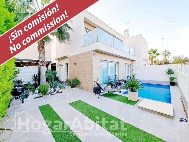 Chalet de 3 habitaciones en Pilar de la Horadada en venta con piscina garaje - 439.000 € (Ref: 9465809)