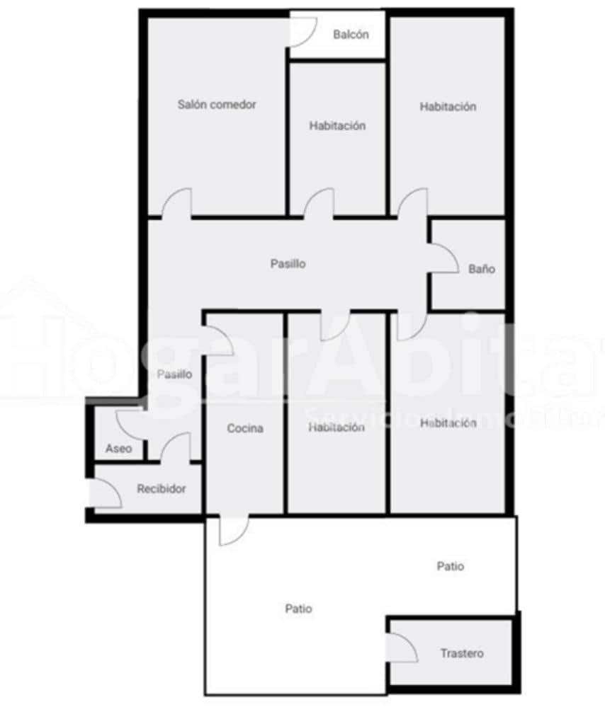 4 sypialnia Mieszkanie na sprzedaż w Castello de la Plana - 161 300 € (Ref: 9465819)