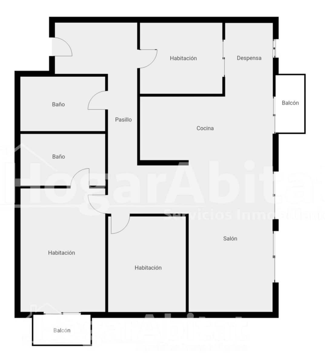 Piso de 3 habitaciones en Palmera en venta con garaje - 145.000 € (Ref: 9465824)