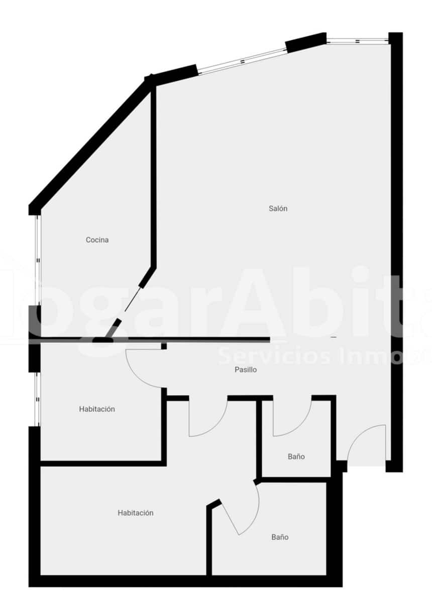 2 slaapkamer Flat te koop in Simat de la Valldigna met zwembad - € 98.000 (Ref: 9468642)