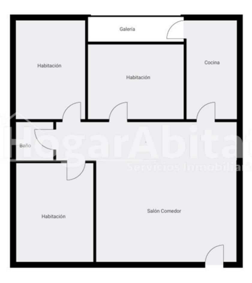 3 makuuhuone Asunto myytävänä paikassa Castello de la Plana - 99 500 € (Ref: 9468658)