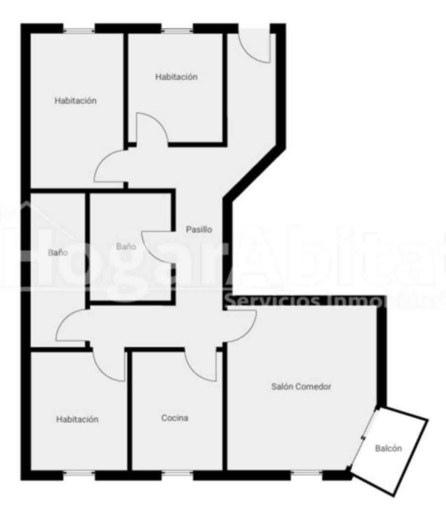 3 soveværelse Lejlighed til salg i Alboraya / Alboraia med garage - € 339.000 (Ref: 9473001)