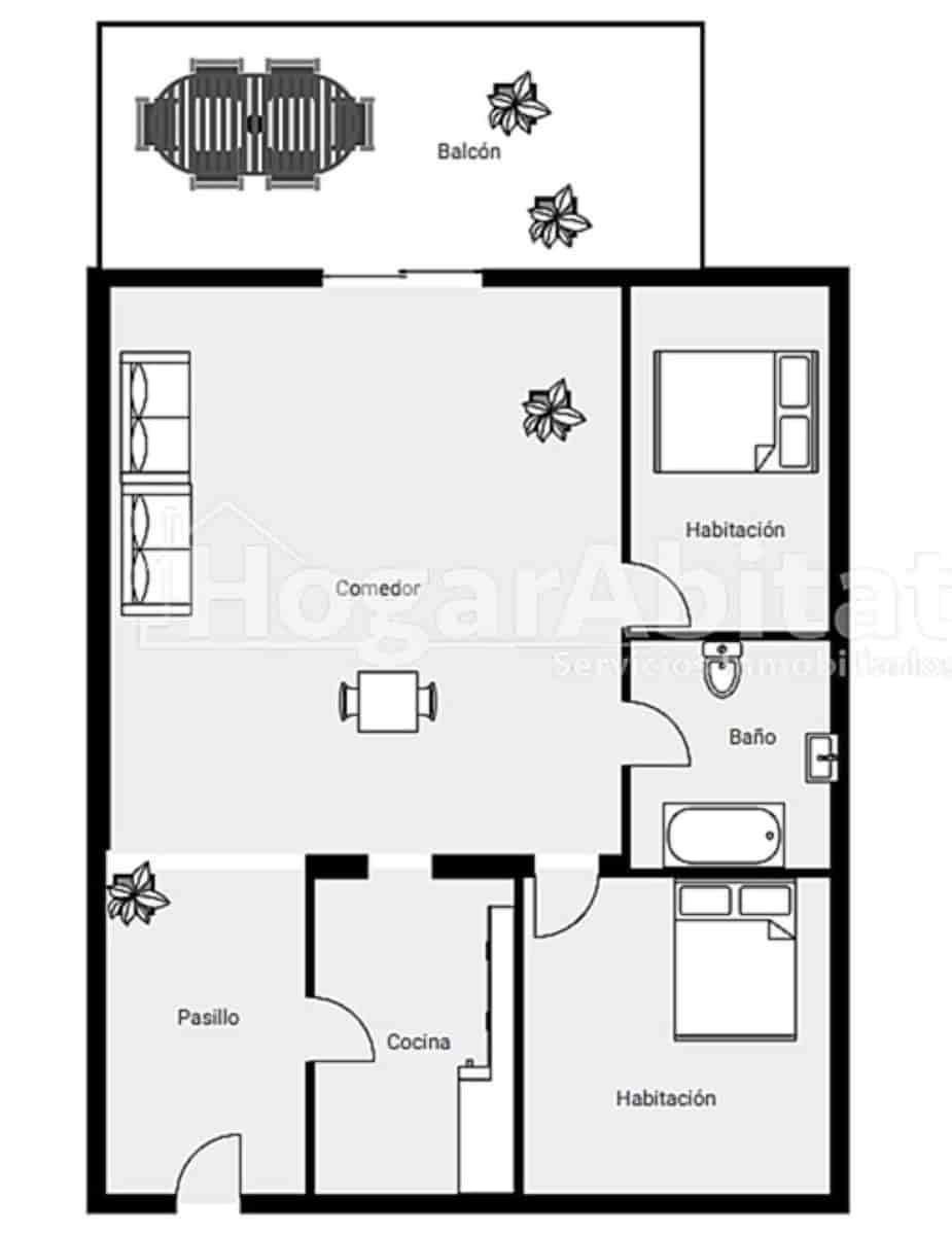 Piso de 2 habitaciones en Oropesa  en venta con piscina garaje - 190.000 € (Ref: 9482074)