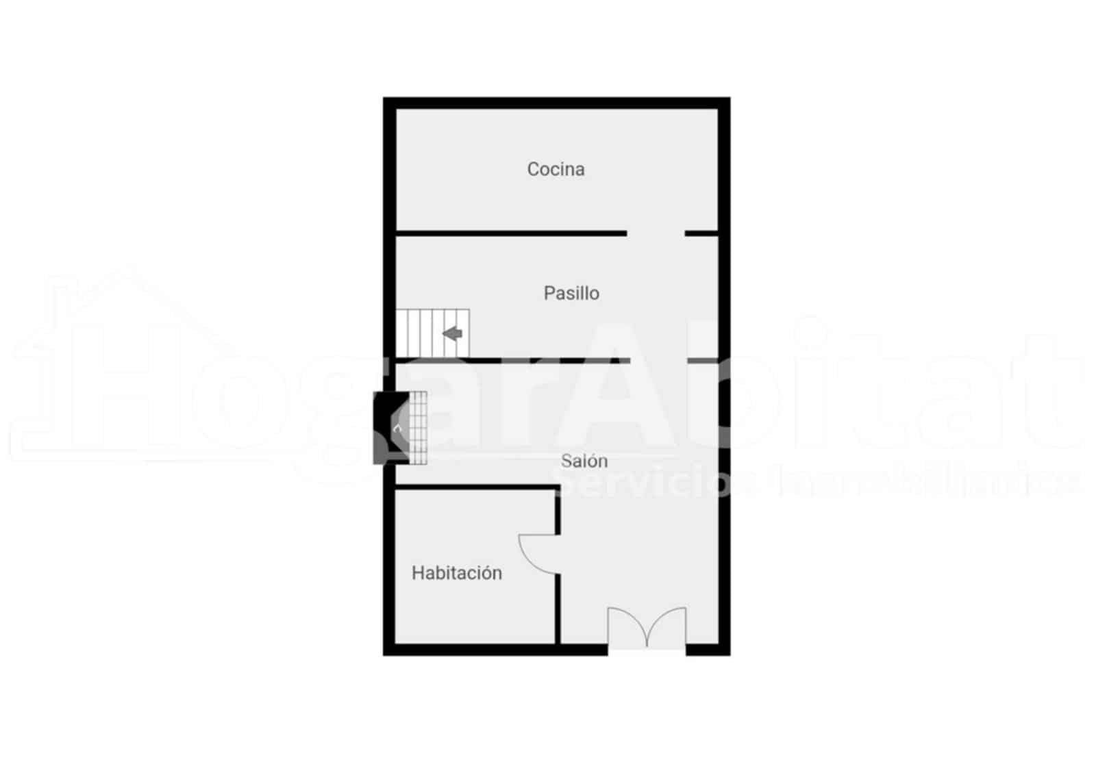 4 camera da letto Attico in vendita in Palma de Gandia - 85.000 € (Rif: 9482089)