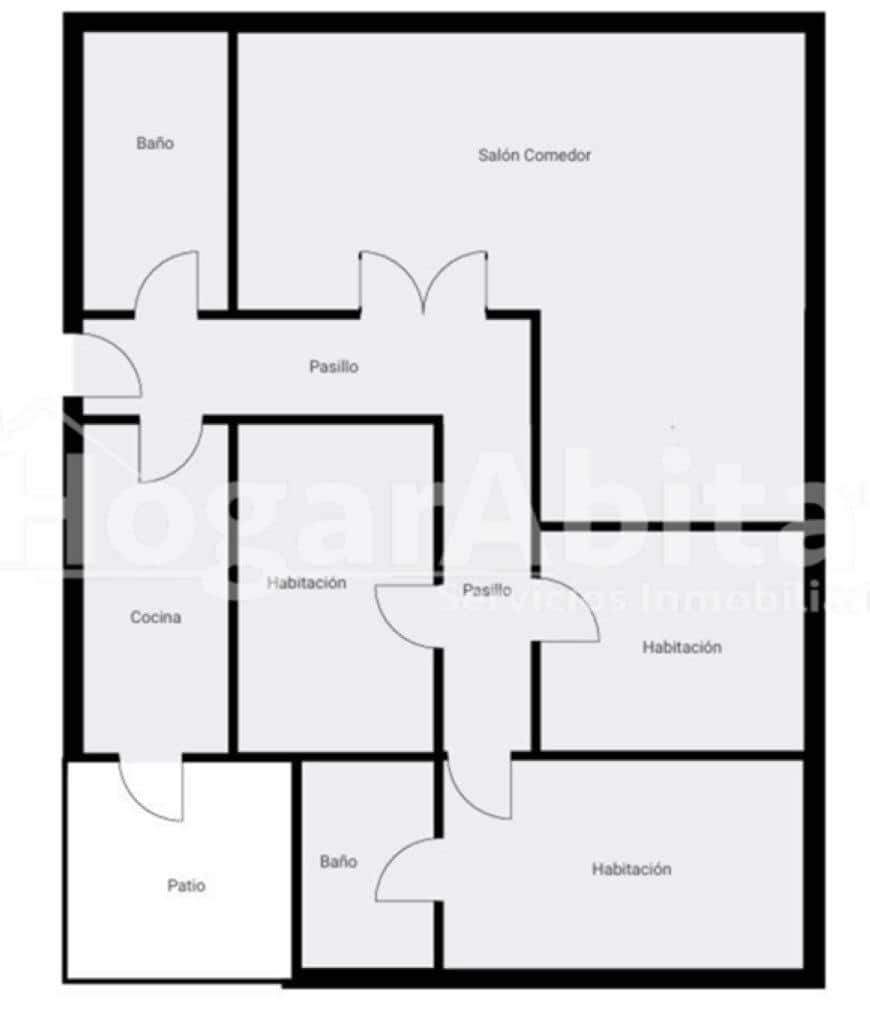 3 quarto Apartamento para venda em Castello de la Plana com garagem - 150 000 € (Ref: 9485308)