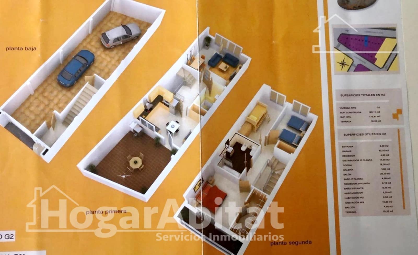 4 quarto Moradia em Banda para venda em San Juan de Moro com garagem - 210 000 € (Ref: 9485314)